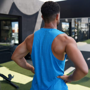 Blue Basketball Fitness T-SHIRT
