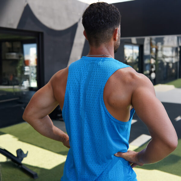 Blue Basketball Fitness T-SHIRT - Imagen 2
